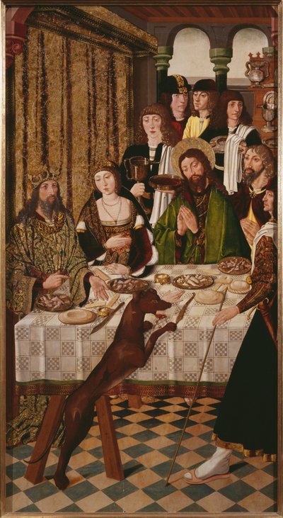 Vida de San Tomás en India, el banquete de bodas del hijo del rey de Andrópolis de Alonso de Sedano